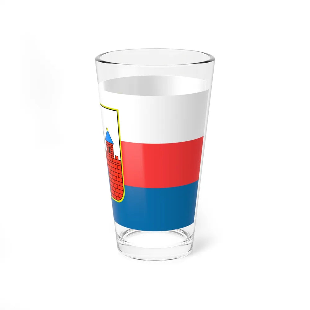 Flag of Bydgoszcz Poland - Pint Glass 16oz-Go Mug Yourself