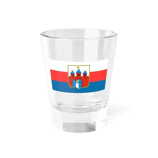 Flag of Bydgoszcz Poland - Shot Glass 1.5oz 1.5oz - Go Mug Yourself