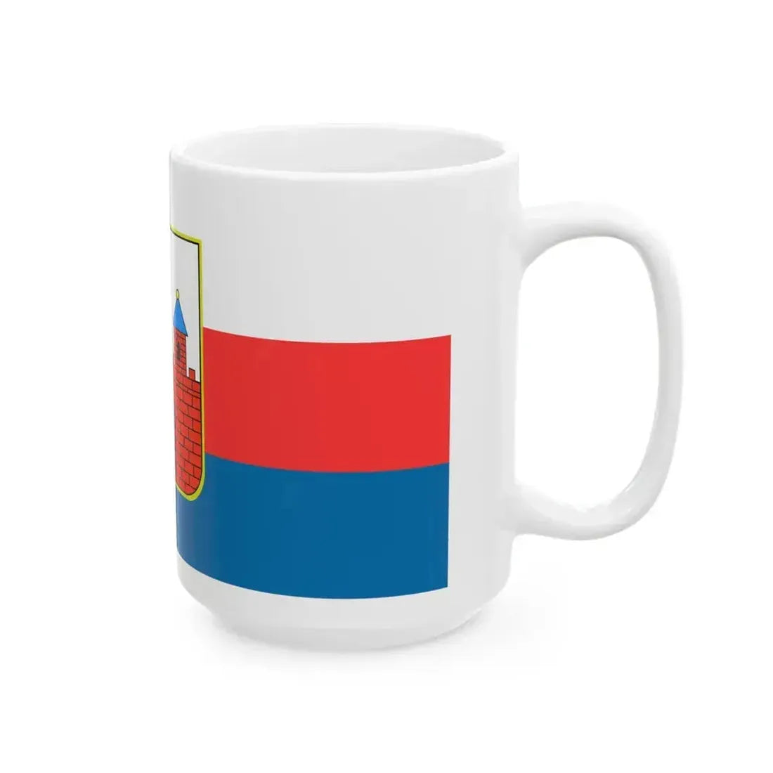 Flag of Bydgoszcz Poland - White Coffee Mug - Go Mug Yourself