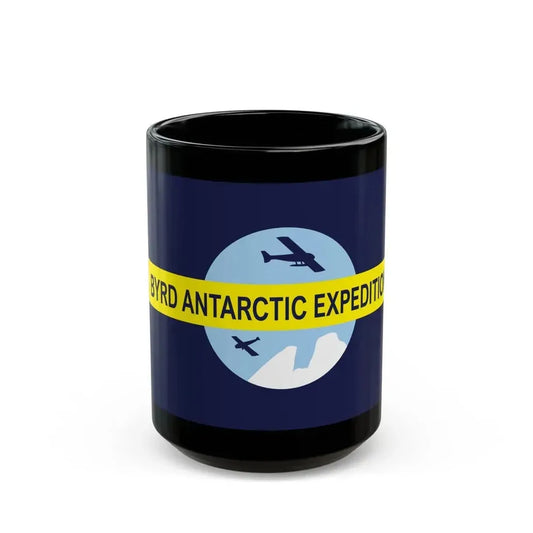 Flag of Byrd's Second Antarctic Expedition - Black Coffee Mug 15oz - Go Mug Yourself
