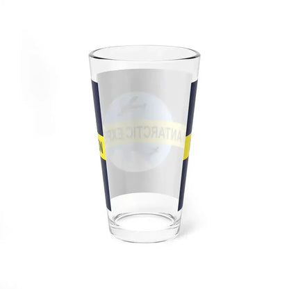 Flag of Byrd's Second Antarctic Expedition - Pint Glass 16oz - Go Mug Yourself