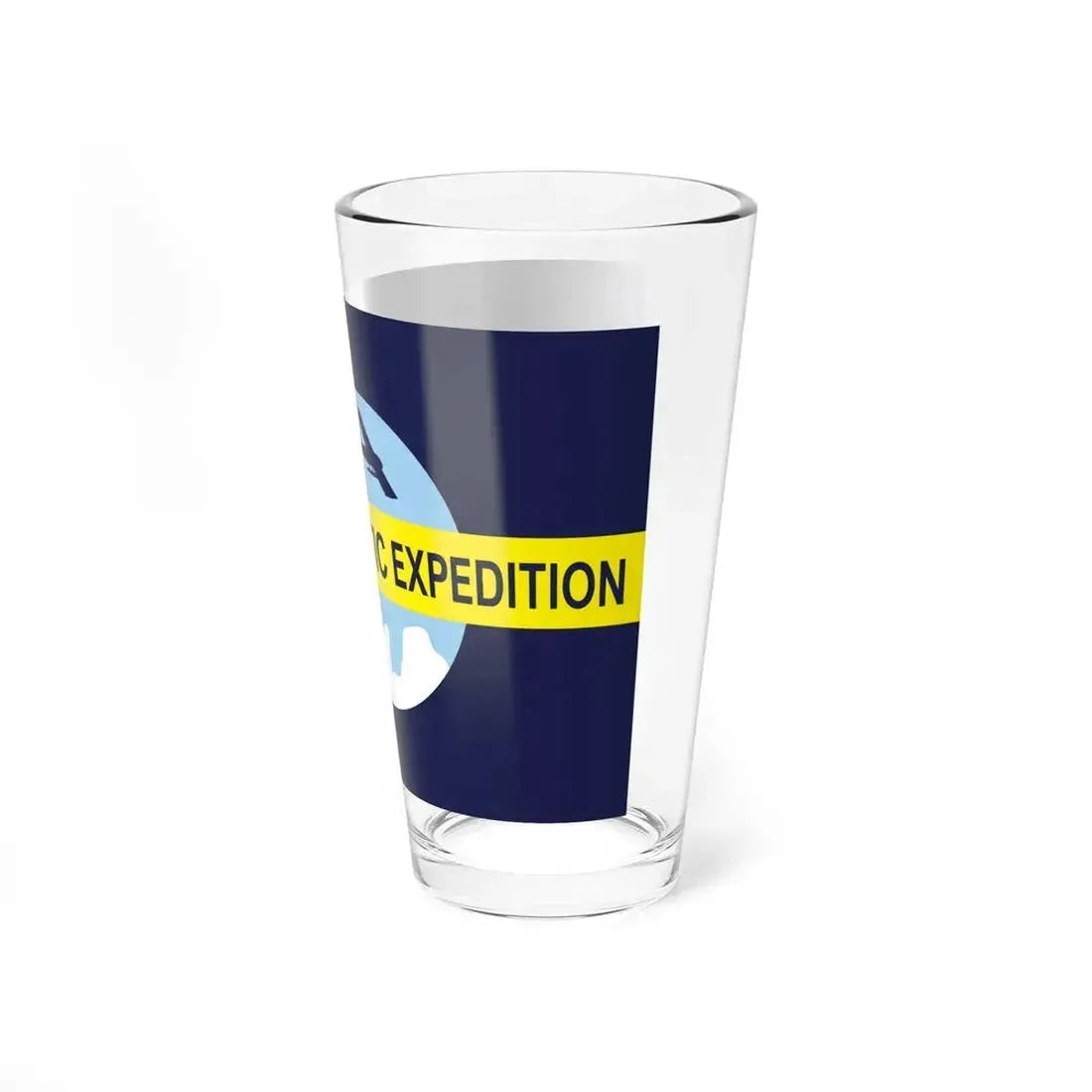 Flag of Byrd's Second Antarctic Expedition - Pint Glass 16oz - Go Mug Yourself