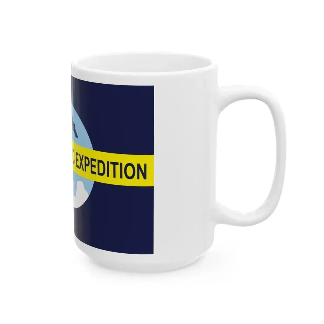 Flag of Byrd's Second Antarctic Expedition - White Coffee Mug - Go Mug Yourself