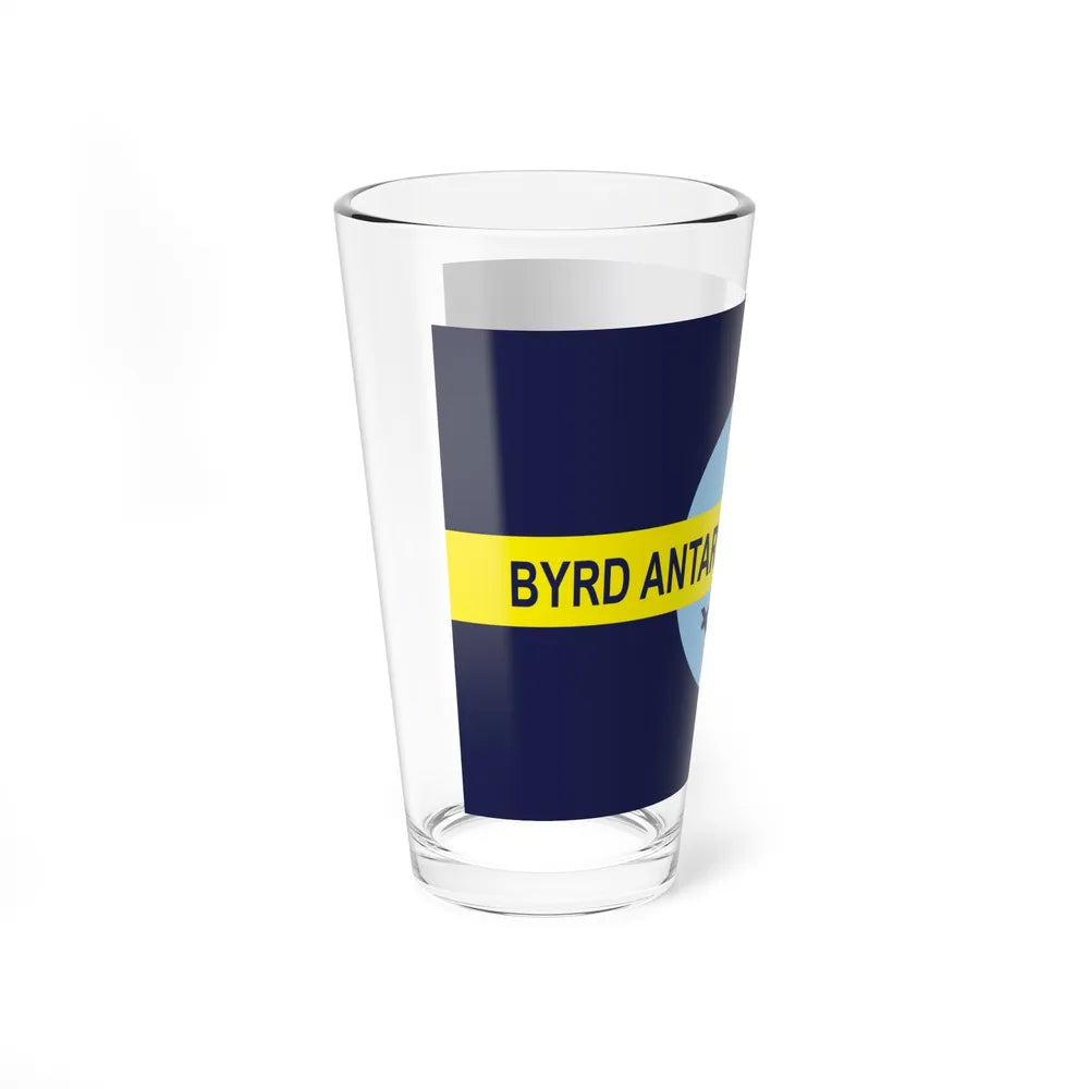 Flag of Byrd's Second Antarctic Expedition - Pint Glass 16oz-Go Mug Yourself