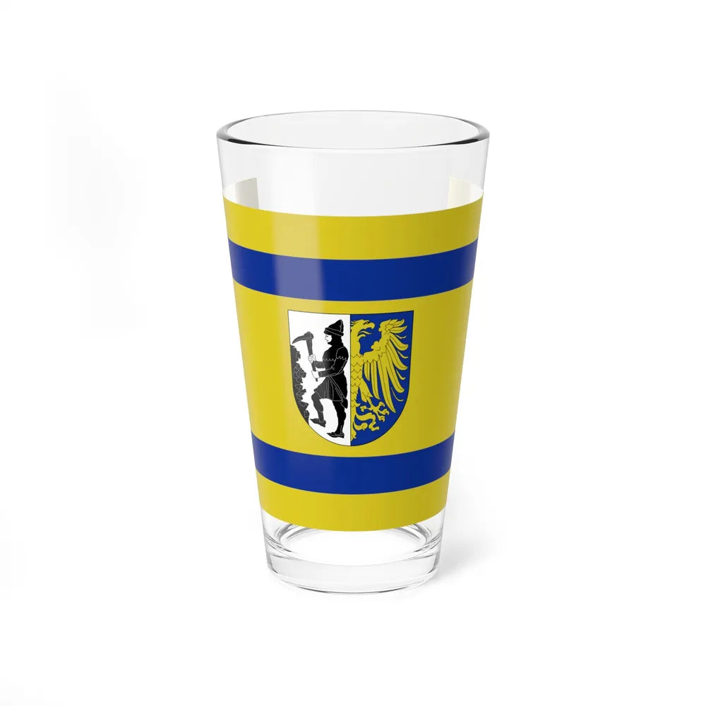 Flag of Bytom Poland - Pint Glass 16oz-16oz-Go Mug Yourself