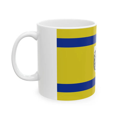 Flag of Bytom Poland - White Coffee Mug-Go Mug Yourself