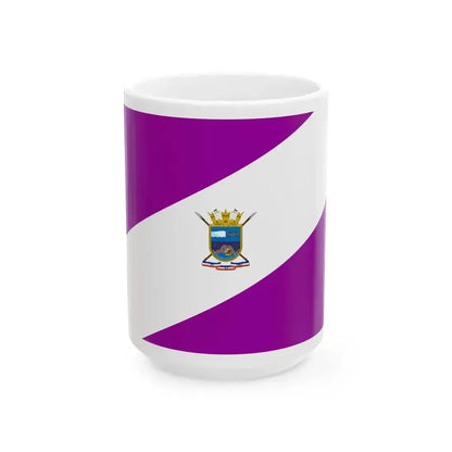 Flag of Cabo de Hornos Chile (Chile) White Coffee Mug 15oz - Go Mug Yourself