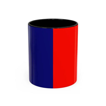 Flag of Cagliari Italy - Accent Coffee Mug 11oz Black - Go Mug Yourself