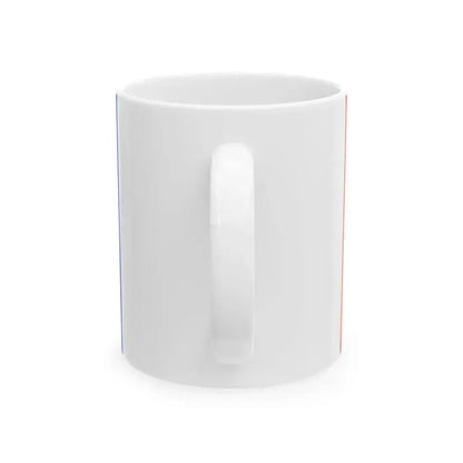 Flag of Cagnes-sur-Mer (France) White Coffee Mug - Go Mug Yourself