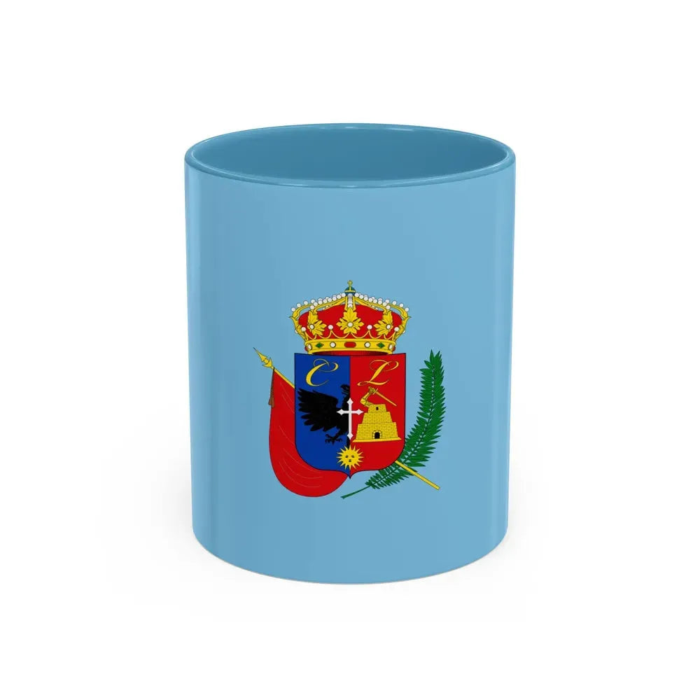 Flag of Cajamarca capital of the Cajamarca Region Peru - Accent Coffee Mug 11oz Light Blue - Go Mug Yourself