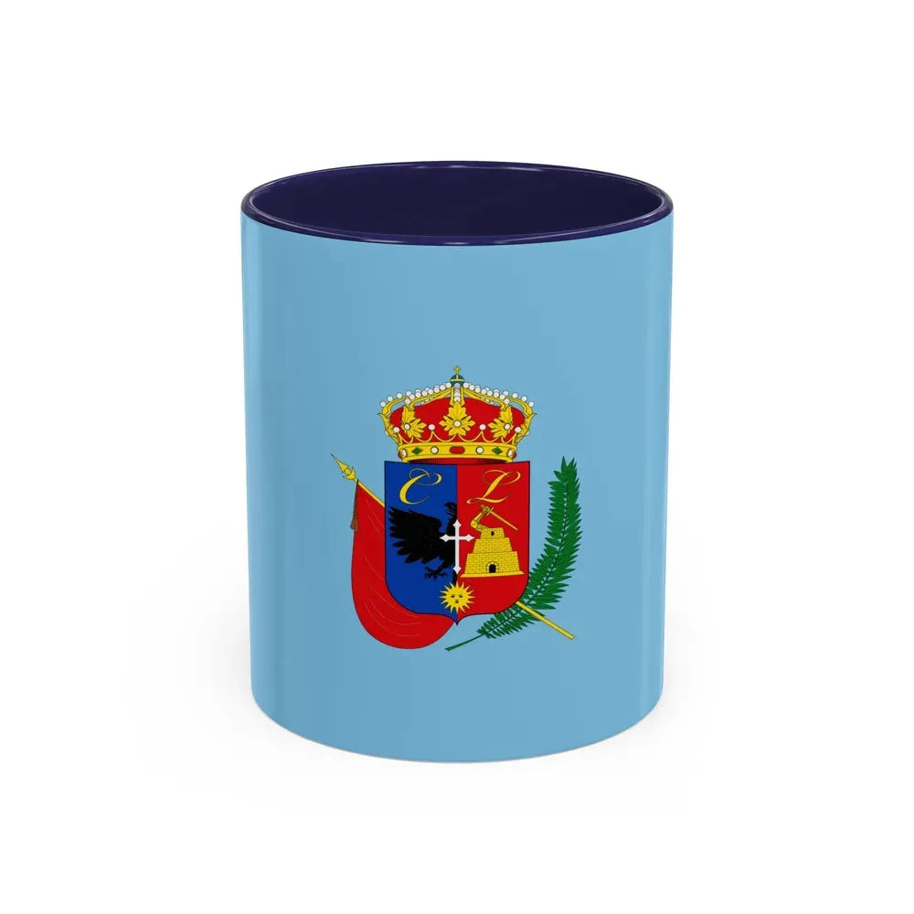 Flag of Cajamarca capital of the Cajamarca Region Peru - Accent Coffee Mug 11oz Navy - Go Mug Yourself
