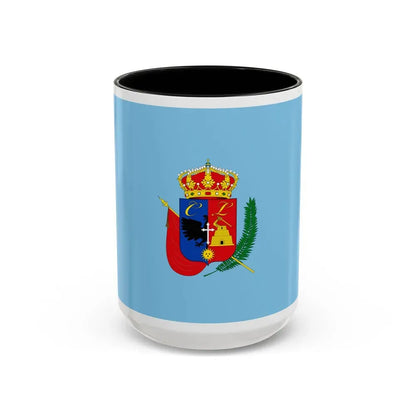 Flag of Cajamarca capital of the Cajamarca Region Peru - Accent Coffee Mug 15oz Black - Go Mug Yourself