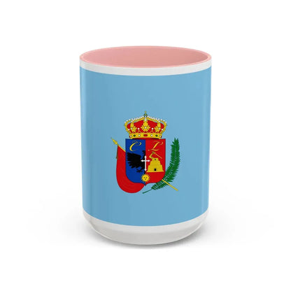 Flag of Cajamarca capital of the Cajamarca Region Peru - Accent Coffee Mug 15oz Pink - Go Mug Yourself
