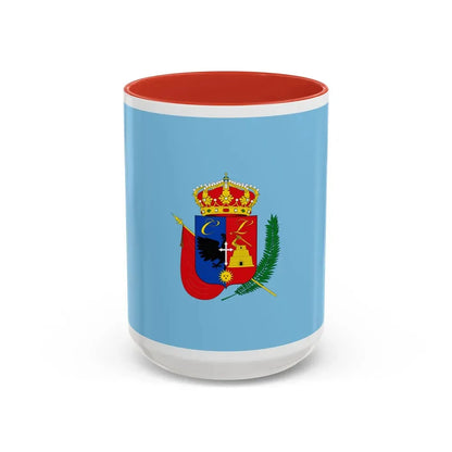 Flag of Cajamarca capital of the Cajamarca Region Peru - Accent Coffee Mug 15oz Red - Go Mug Yourself