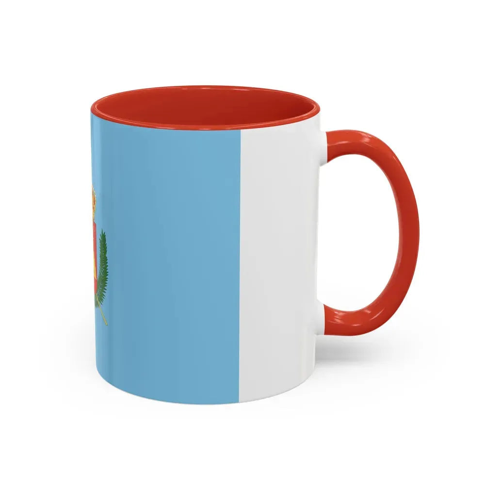 Flag of Cajamarca capital of the Cajamarca Region Peru - Accent Coffee Mug - Go Mug Yourself