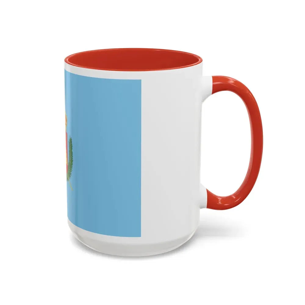 Flag of Cajamarca capital of the Cajamarca Region Peru - Accent Coffee Mug - Go Mug Yourself