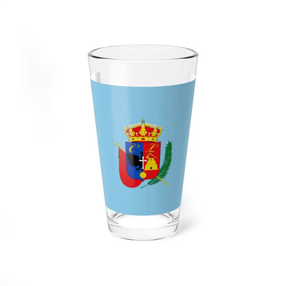 Flag of Cajamarca capital of the Cajamarca Region Peru - Pint Glass 16oz-16oz-Go Mug Yourself