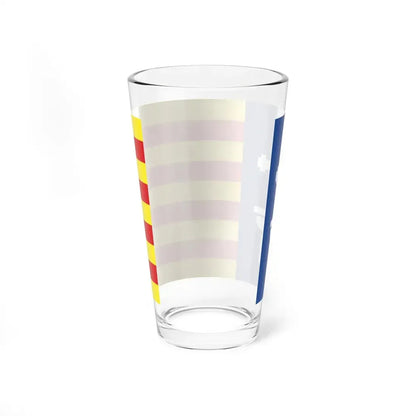 Flag of Calabria 2024 Proposal (Italy) Pint Glass 16oz - Go Mug Yourself