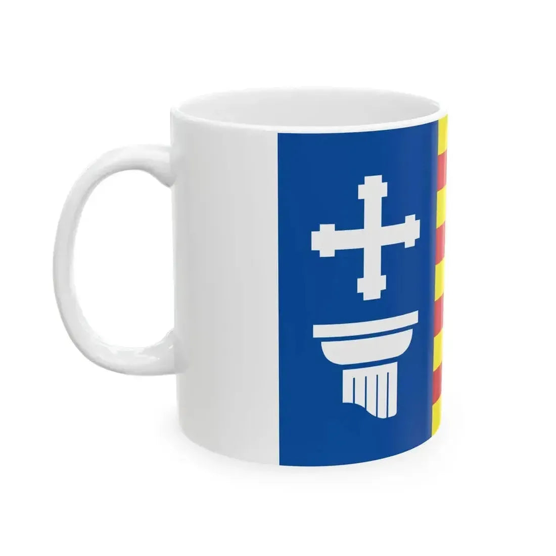 Flag of Calabria 2024 Proposal (Italy) White Coffee Mug - Go Mug Yourself
