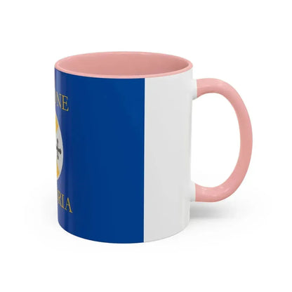 Flag of Calabria Italy - Accent Coffee Mug - Go Mug Yourself
