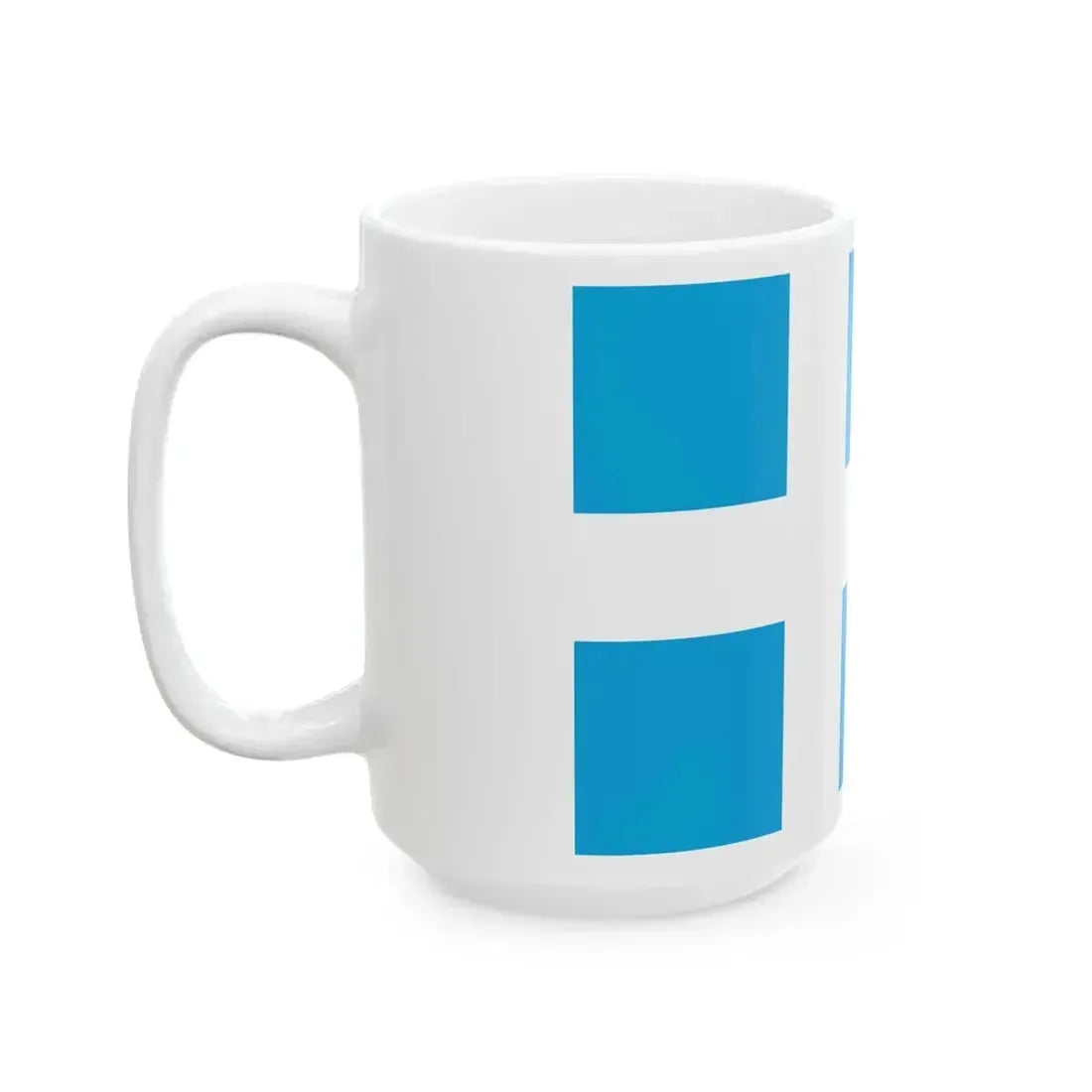 Flag of Calais (France) White Coffee Mug - Go Mug Yourself