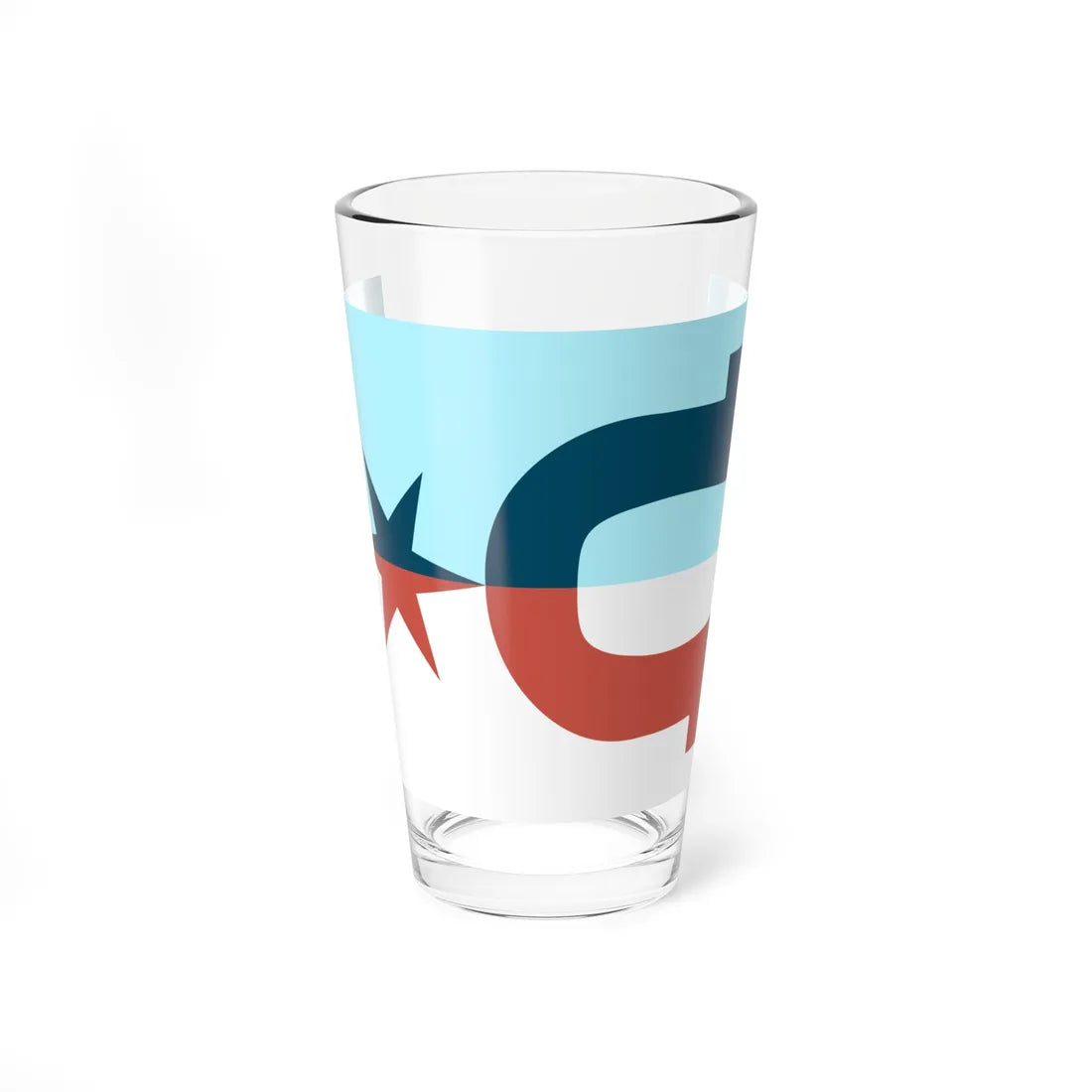 Flag of Caldwell Kansas (United States) Pint Glass 16oz 16oz - Go Mug Yourself