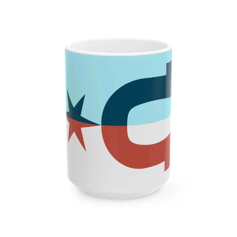 Flag of Caldwell Kansas (United States) White Coffee Mug 15oz - Go Mug Yourself