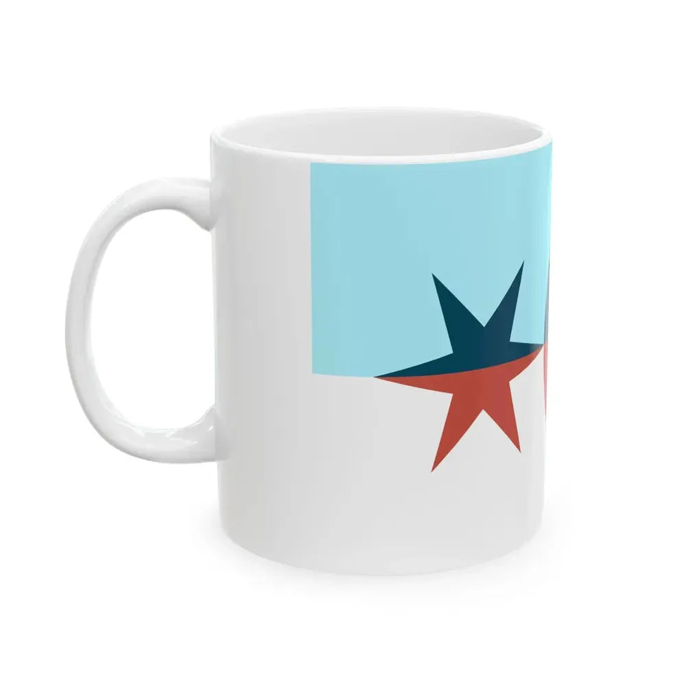 Flag of Caldwell Kansas (United States) White Coffee Mug - Go Mug Yourself