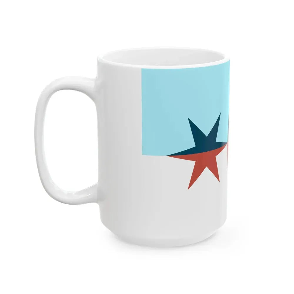 Flag of Caldwell Kansas (United States) White Coffee Mug - Go Mug Yourself