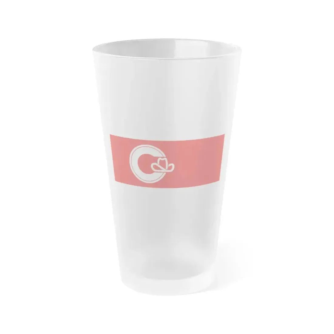 Flag of Calgary Alberta Canada - Frosted Pint Glass 16oz 16oz Frosted - Go Mug Yourself