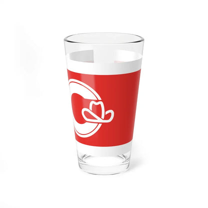 Flag of Calgary Alberta Canada - Pint Glass 16oz-16oz-Go Mug Yourself