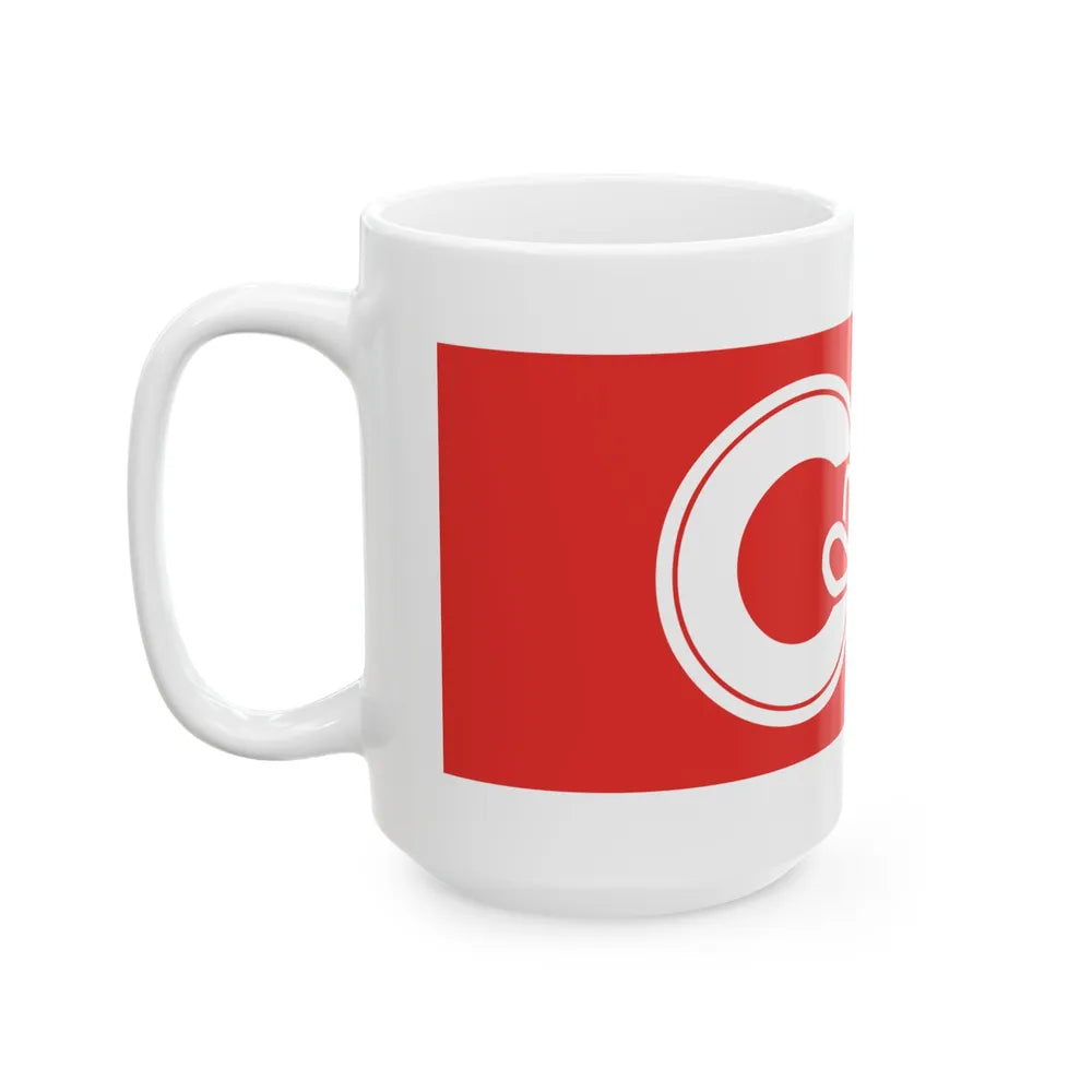 Flag of Calgary Alberta Canada - White Coffee Mug-Go Mug Yourself