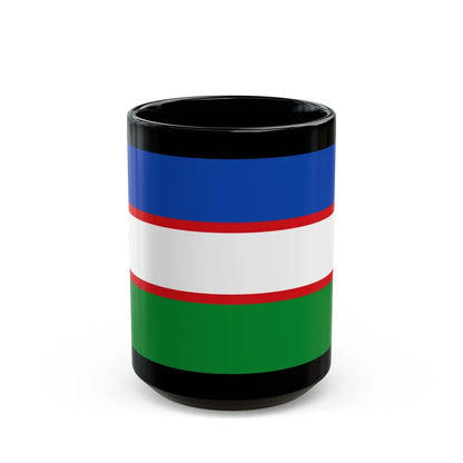 Flag of Cali Valle del Cauca Colombia - Black Coffee Mug-15oz-Go Mug Yourself