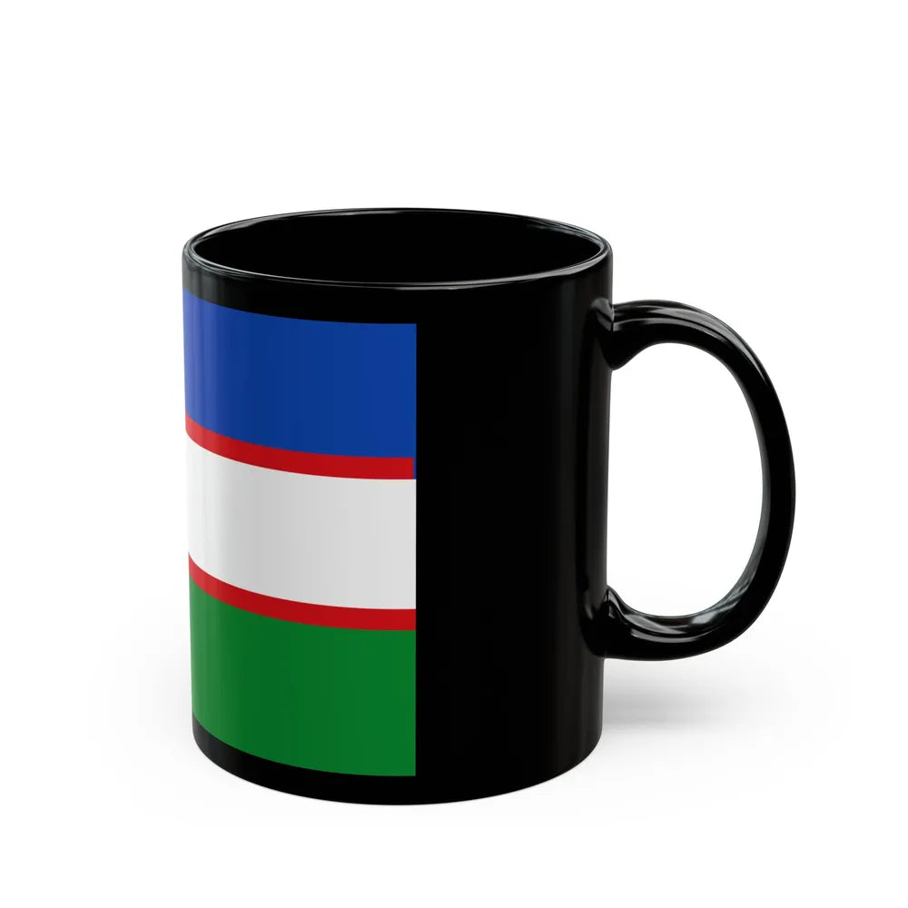 Flag of Cali Valle del Cauca Colombia - Black Coffee Mug-Go Mug Yourself