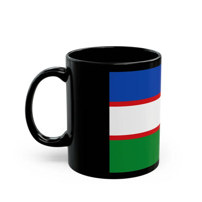 Flag of Cali Valle del Cauca Colombia - Black Coffee Mug-Go Mug Yourself