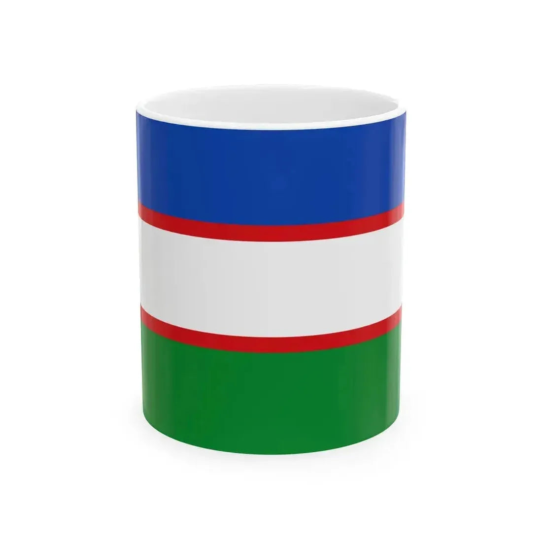 Flag of Cali Valle del Cauca Colombia - White Coffee Mug 11oz - Go Mug Yourself