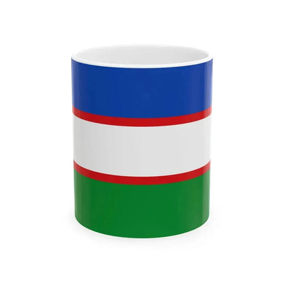 Flag of Cali Valle del Cauca Colombia - White Coffee Mug 11oz - Go Mug Yourself