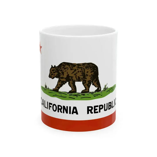 Flag of California 1911-1953 (United States) White Coffee Mug 11oz - Go Mug Yourself
