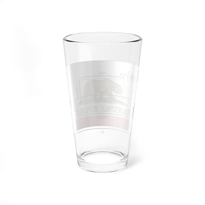 Flag of California Metrics (United States) Pint Glass 16oz - Go Mug Yourself