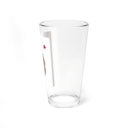 Flag of California vertical (United States) Pint Glass 16oz - Go Mug Yourself