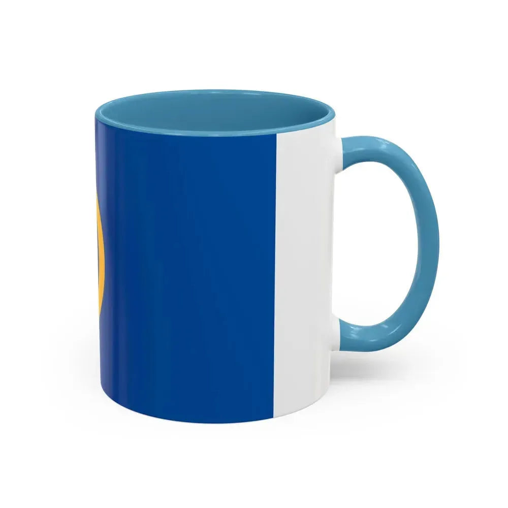 Flag of Calne UK - Accent Coffee Mug - Go Mug Yourself
