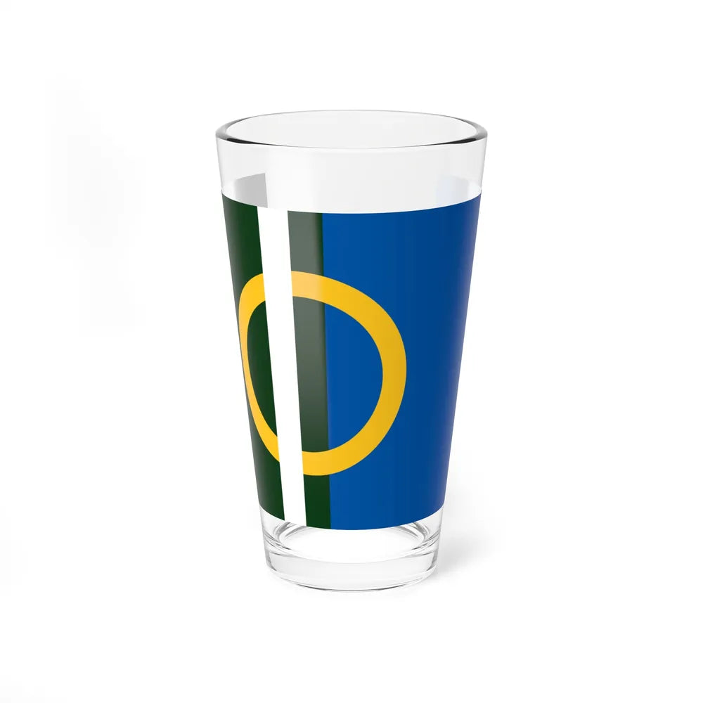 Flag of Calne UK - Pint Glass 16oz-16oz-Go Mug Yourself