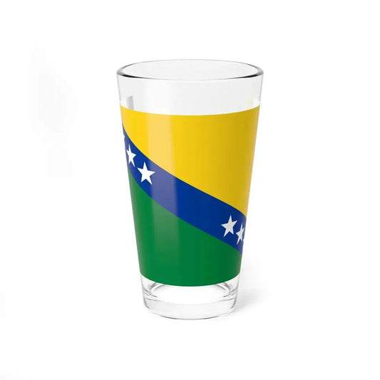Flag of Caluma (Ecuador) Pint Glass 16oz 16oz - Go Mug Yourself