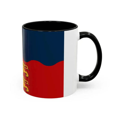 Flag of Calvados France 2 - Accent Coffee Mug - Go Mug Yourself