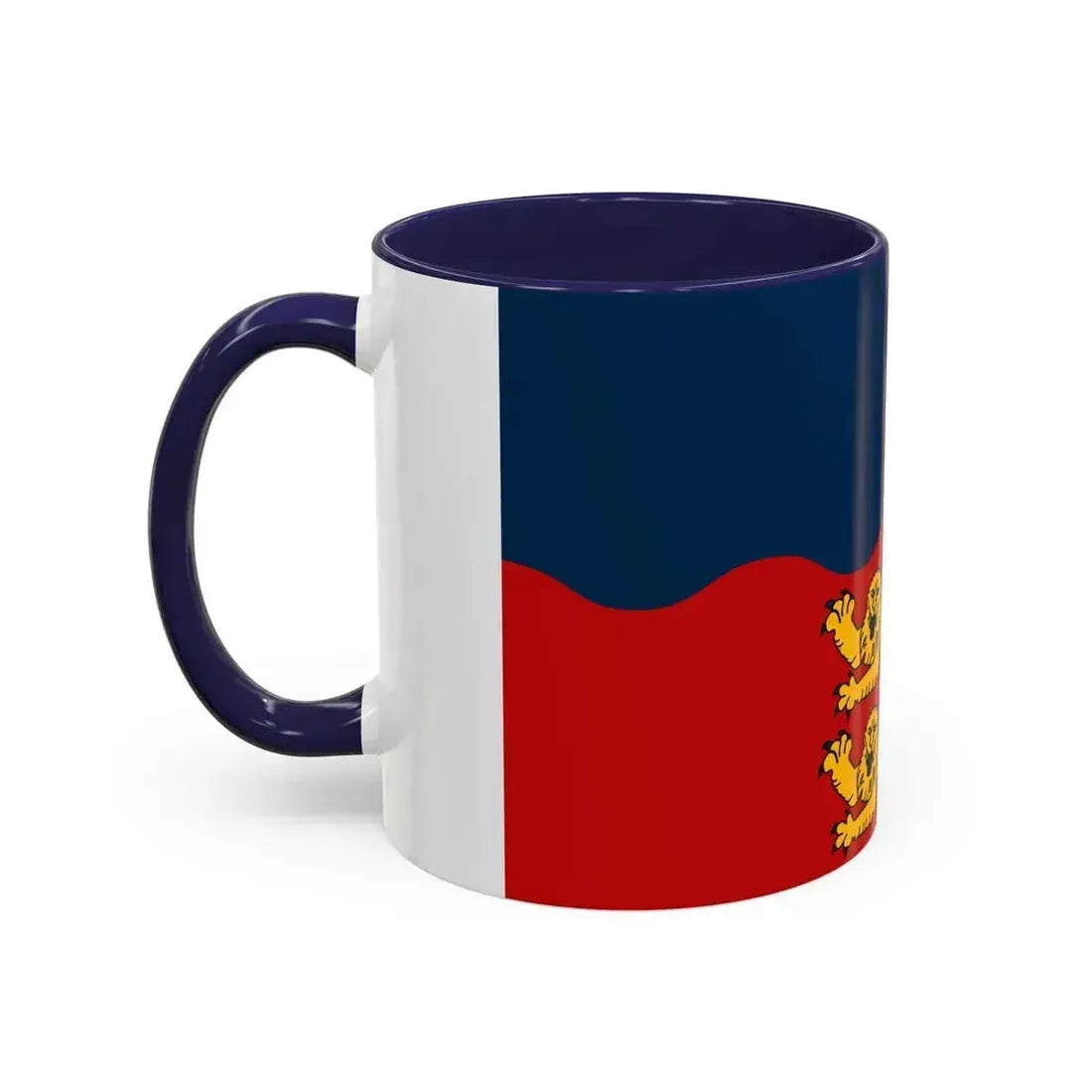 Flag of Calvados France 2 - Accent Coffee Mug - Go Mug Yourself
