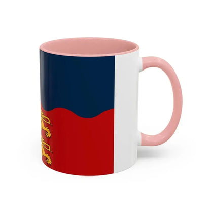 Flag of Calvados France 2 - Accent Coffee Mug - Go Mug Yourself
