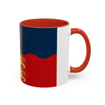 Flag of Calvados France 2 - Accent Coffee Mug - Go Mug Yourself