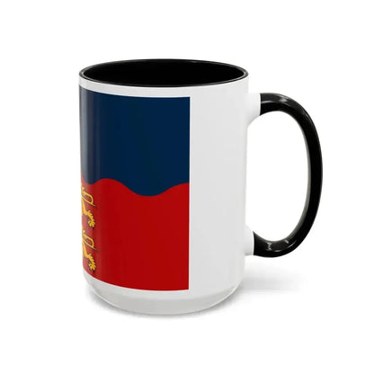 Flag of Calvados France 2 - Accent Coffee Mug - Go Mug Yourself