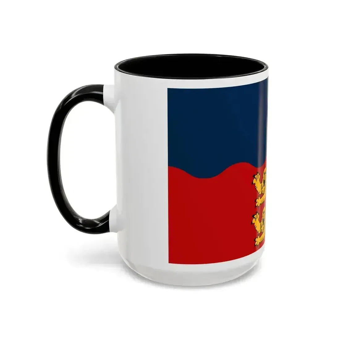 Flag of Calvados France 2 - Accent Coffee Mug - Go Mug Yourself