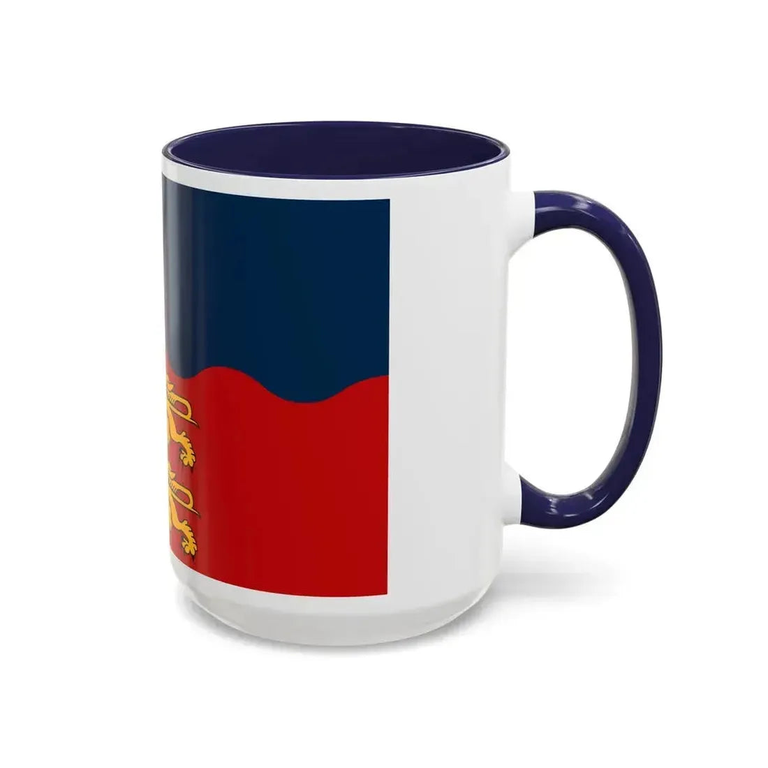 Flag of Calvados France 2 - Accent Coffee Mug - Go Mug Yourself